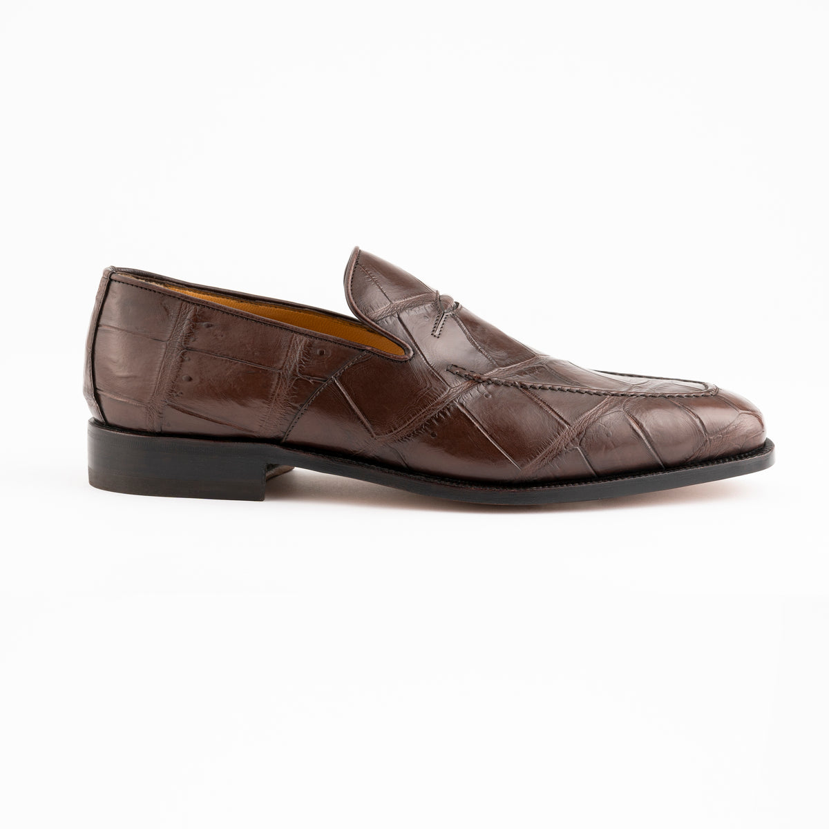 Ferrini Mens Alligator Ostrich 3747 Brown Shoes (NWT) Ferrini Men main image 4