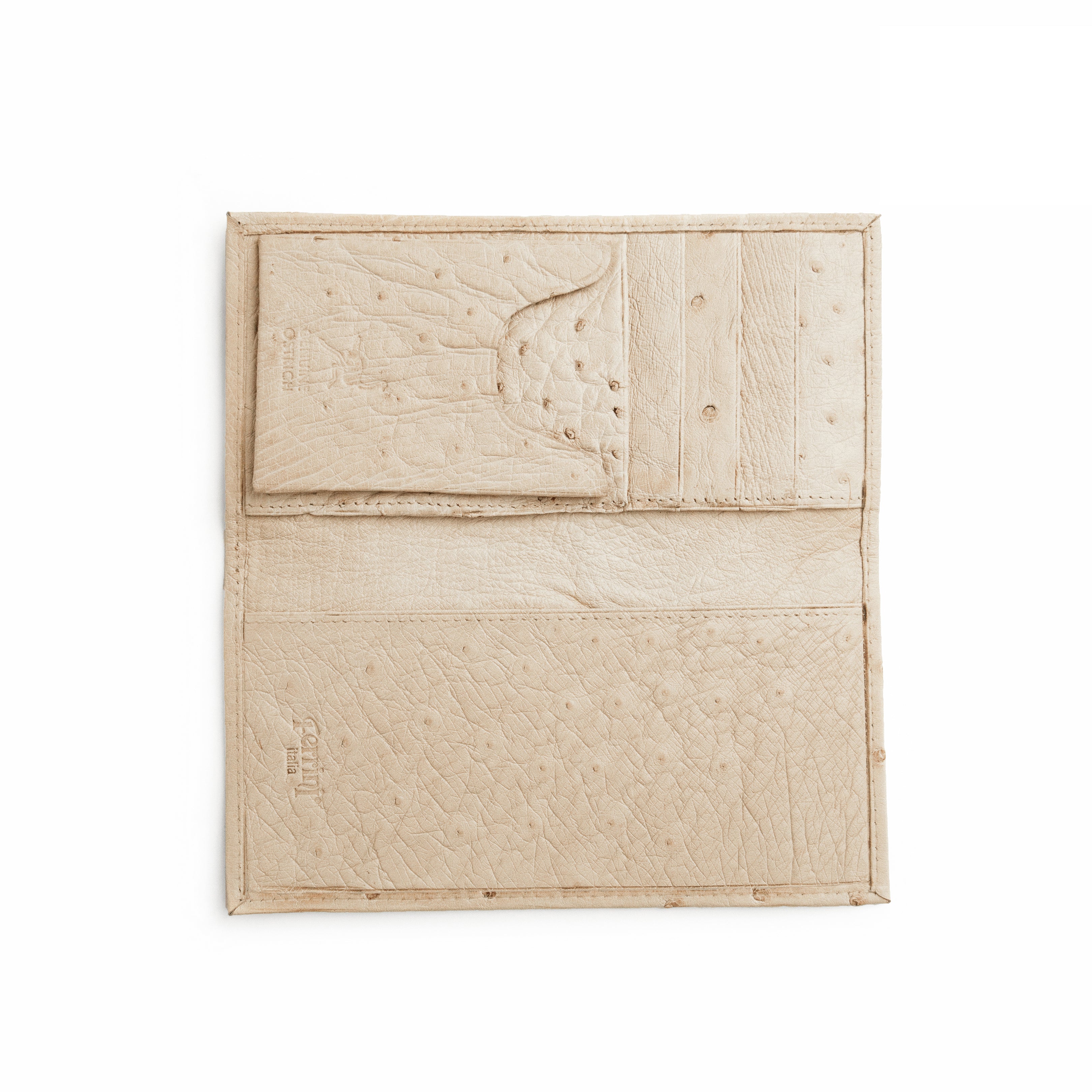 Smooth Ostrich Checkbook