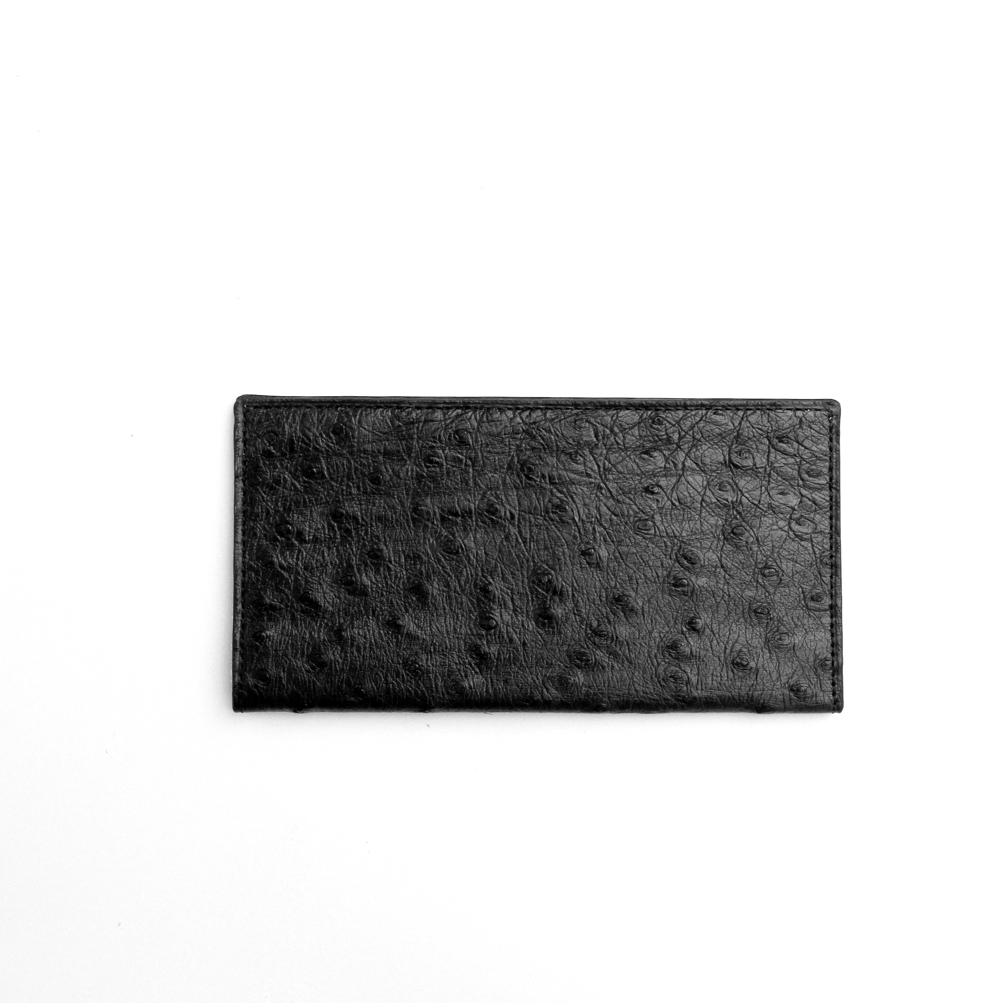 Full Quill Ostrich Checkbook