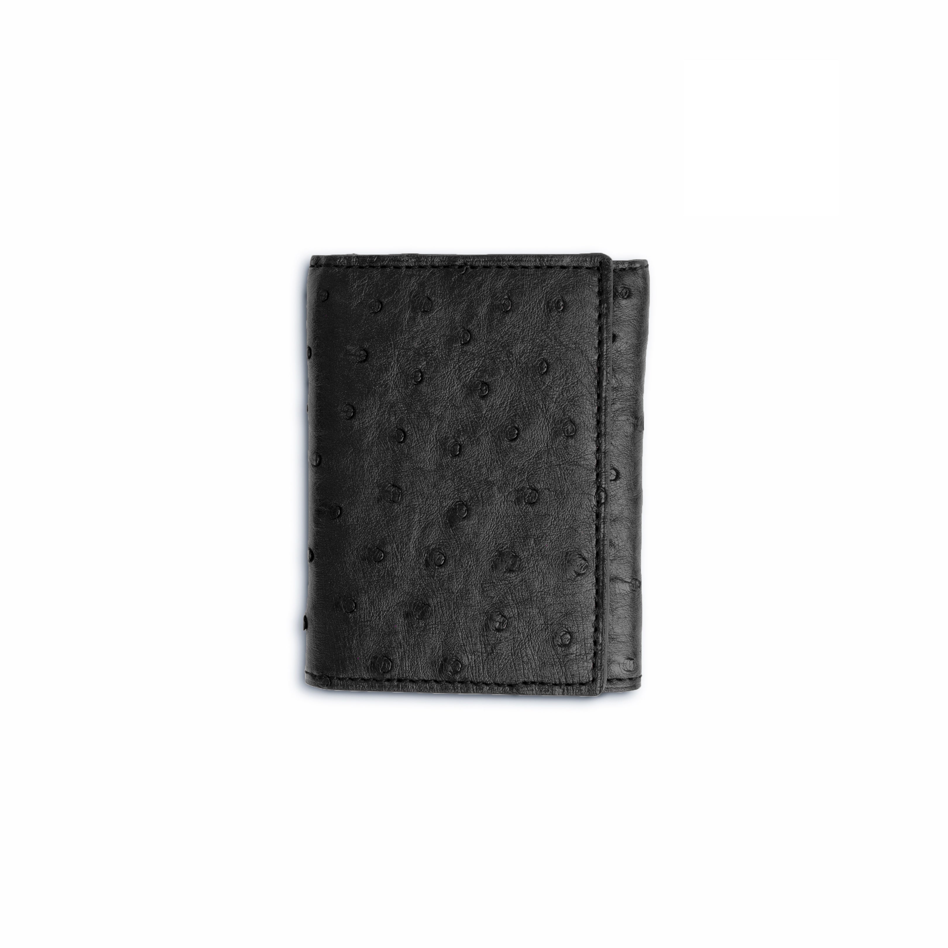 Full Quill Ostrich Trifold