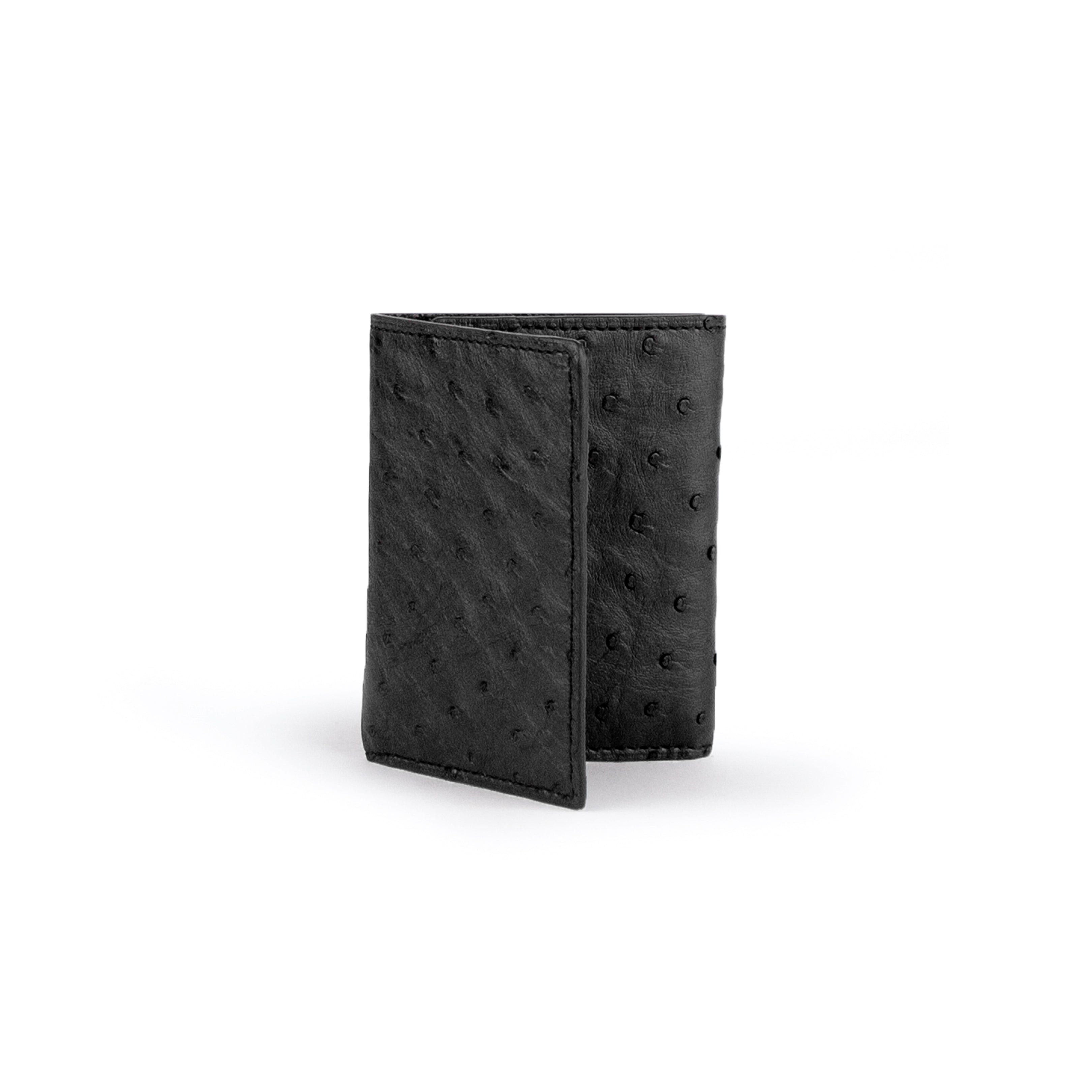 Full Quill Ostrich Trifold