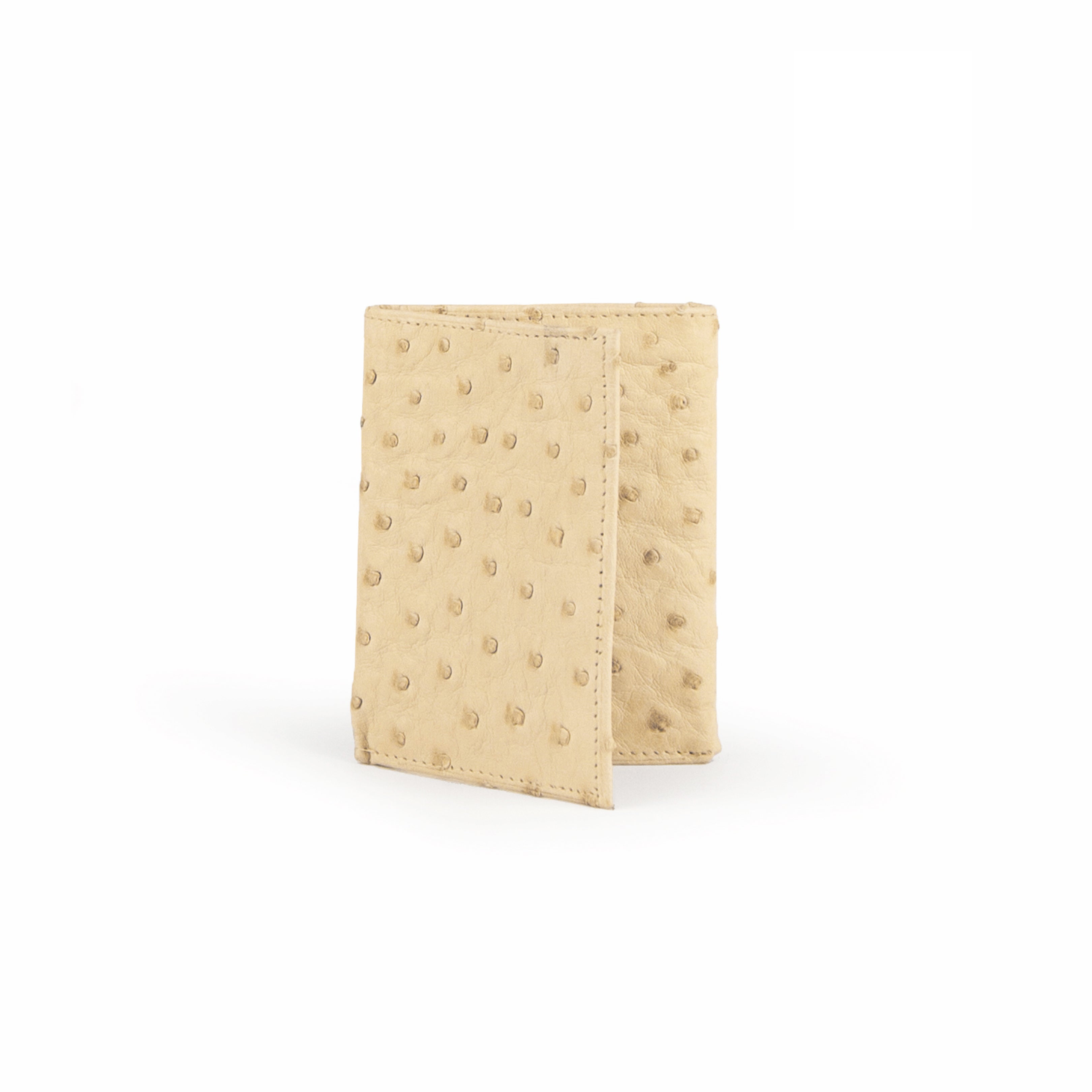 Full Quill Ostrich Trifold