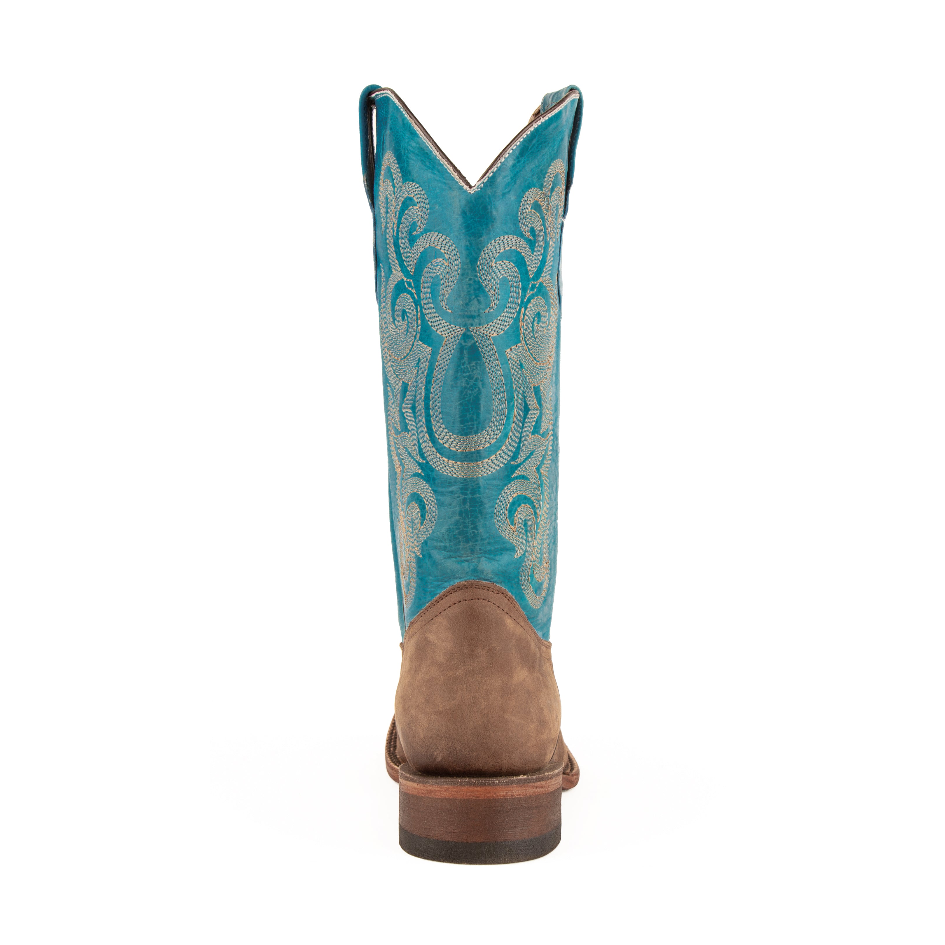 Hunter: Comfortable, Handcrafted Leather Turquoise Boot - Ferrini USA