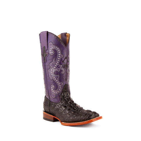 "Rancher" Ladies Purple Leather Western Boots | Ferrini Boots